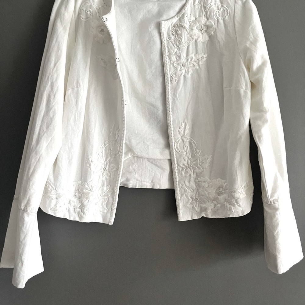 Embroidered Intermix Jacket - image 3